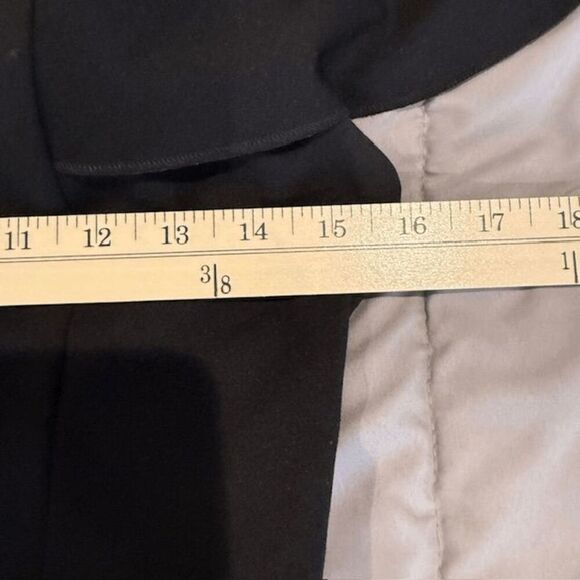 Bailey Blue Black Cocktail Dress Pullover Stretch On or Off Shoulder Hi-Lo small - Picture 9 of 12